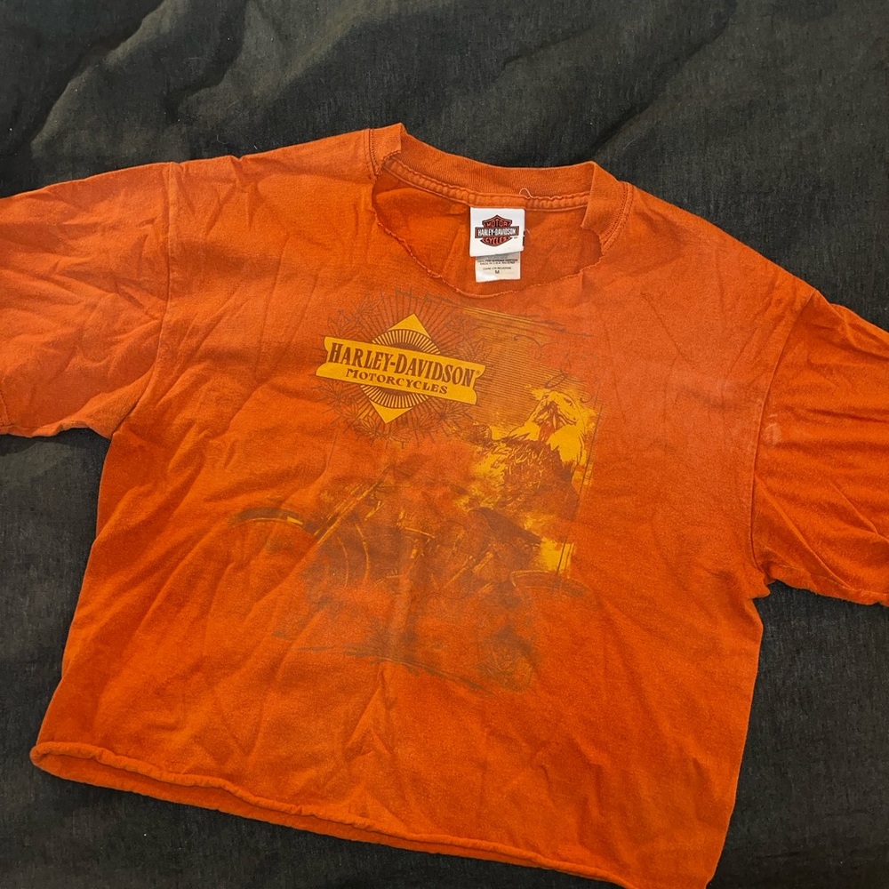 🦅 Harley Davidson Cropped T
